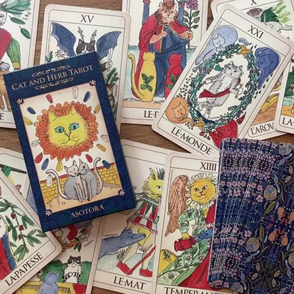 CAT AND HERB TAROT