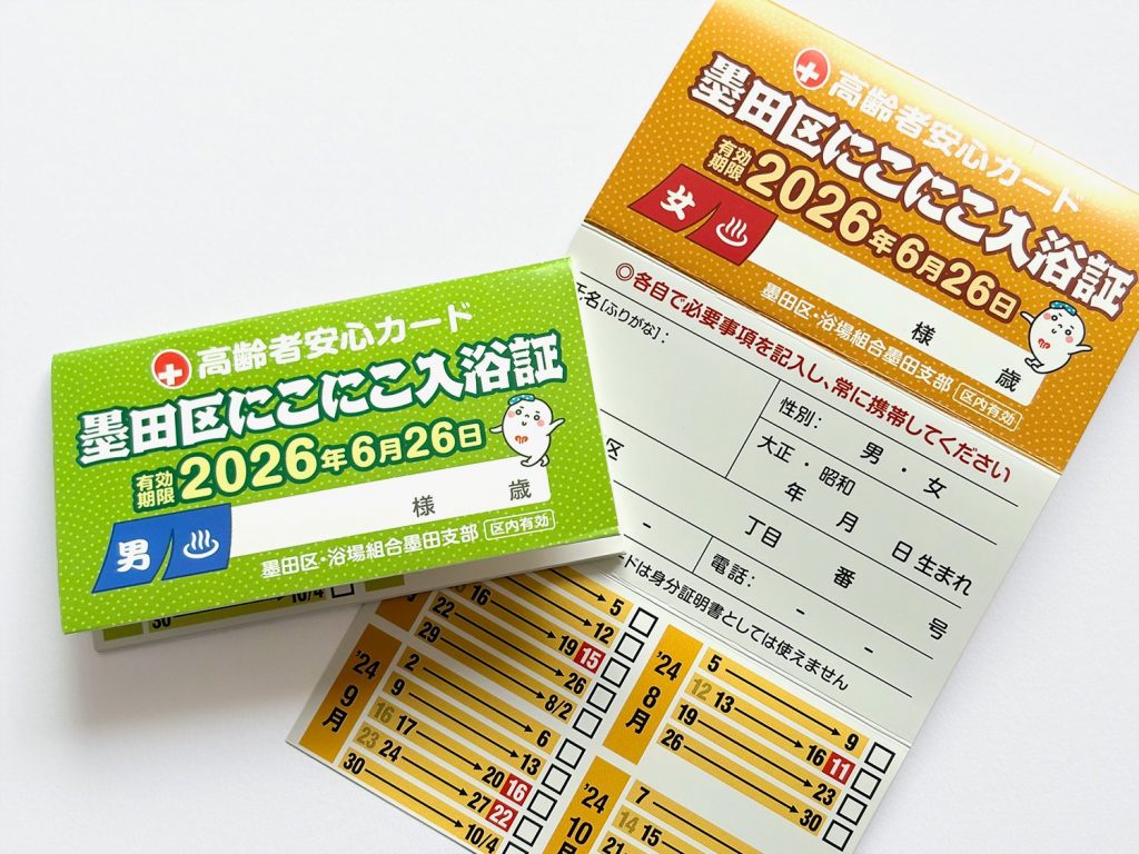 「にこにこ入浴証」