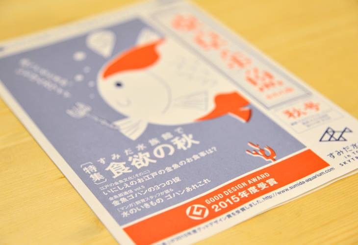 東京金魚かわら版：秋号 チラシ制作