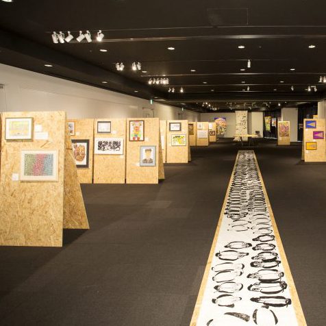 全国障害者アート公募展『みんな北斎』募集要項・ポスター・会場デザイン